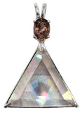 Angel Aura Star of David™ With Oval Cut Pink Tourmaline