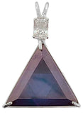 Tanzine Aura Star of David™ with Cushion Cut Phenacite