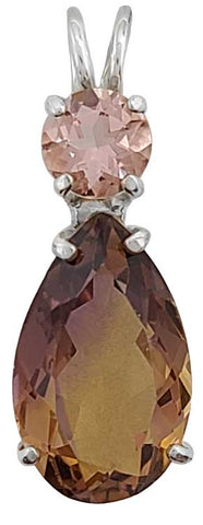 Ametrine with Round Cut Morganite Special 2