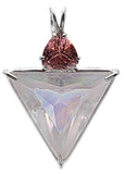 Angel Aura Angelic Star™ With Trillion Cut Pink Tourmaline