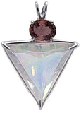 Angel Aura Angelic Star™ With Trillion Cut Pink Tourmaline