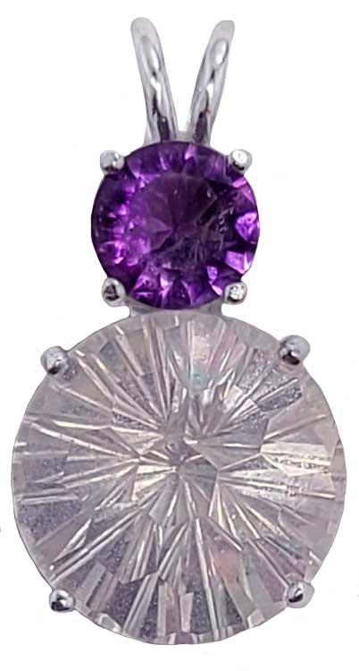 Angel Aura Super Nova™ with Round Cut Amethyst – The Jewelry Factory WYO