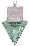 Colombian Obsidian Angelic Star™ with Kunzite