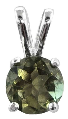 6mm Round Cut Moldavite