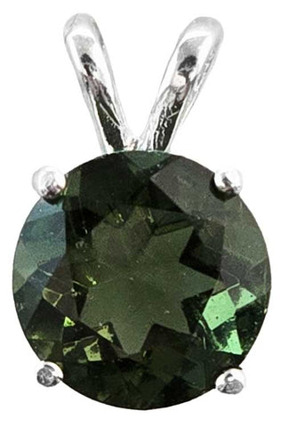 8mm Round Cut Moldavite