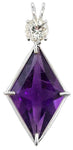 Amethyst Ascension Star™ with Round Cut Phenacite