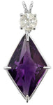 Amethyst Ascension Star™ with Round Cut Phenacite