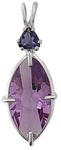 Amethyst Infinite Eye™ with Trillion Cut Sapphire