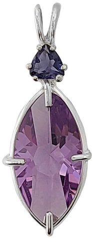 Amethyst Infinite Eye™ with Trillion Cut Sapphire