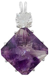 Amethyst Regular Magician Stone™ with Round Cut Phenacite