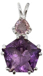 Amethyst Star of Venus™ With Pink Sapphire