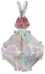 Angel Aura Regular Magician Stone™ with Trillion Cut Pink Tourmaline