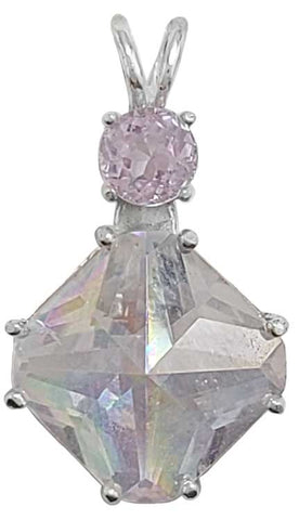 Angel Aura Small Magician Stone™ with Round Kunzite