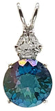 Aqua Aura Mini Radiant Heart™ with Danburite