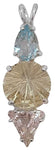 Golden Labradorite Super Nova™ with Aquamarine & Morganite