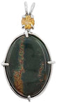 Bloodstone with Round Cut Imperial Topaz Special 2