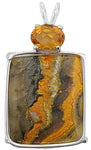 Bumblebee Jasper with Oval Cut Citrine