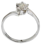 Cancer White Topaz Ring