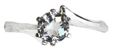 Cancer White Topaz Ring