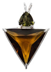 Citrine Angelic Star™ with Moldavite