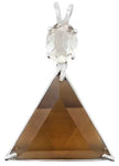 Pristine Citrine Star of David™ With Oval Cut Phenacite