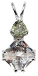 Clear Quartz Mini Magician Stone™ with Trillion Cut Andaras Crystal Glass