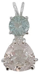 Danburite with Round Cut Aquamarine Special 3