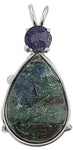 Kyanite in Fuchsite with Round Cut Iolite Special 1