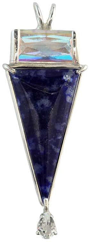 Lapis with Mystic Topaz & White Topaz