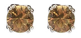 Leo Citrine Post Earrings