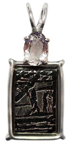 Meteorite with Oval Cut Danburite