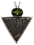 Meteorite with Oval Cut Moldavite