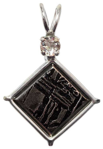 Meteorite with Round Cut Phenacite