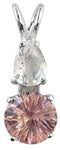 Pink Garnet Mini Super Nova™ with Pear Cut Danburite