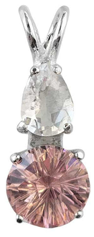 Pink Garnet Mini Super Nova™ with Pear Cut Danburite