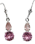 🎁 Pink Garnet Mini Super Nova™ with Pink Tourmaline Dangle Earrings (100% off)