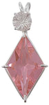 Pink Garnet Ascension Star™ with Super Nova Cut Danburite