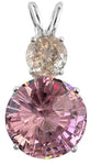 Pink Garnet Super Nova™ with Round Cut Morganite