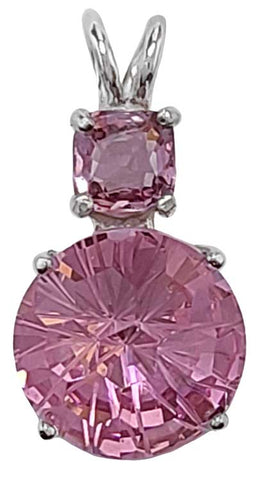 Pink Garnet Super Nova™ with Cushion Cut Pink Spinel