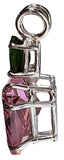 Pink Garnet Small Angelic Star™ with Oval Cut Chrome Diopside