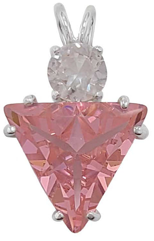 Pink Garnet Small Angelic Star™ with Round Cut Danburite