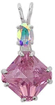 Pink Garnet Mini Magician Stone™ with Round Cut Mystic Topaz