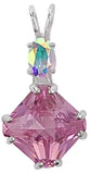 Pink Garnet Mini Magician Stone™ with Round Cut Mystic Topaz