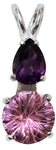 Pink Garnet Mini Super Nova™ with Pear Cut Amethyst