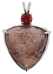 Pixie Rhyolite with Round Cut Spessartine Garnet Special 2