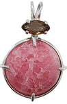 Rhodochrosite with Marquise Andalusite