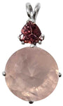 Rose Quartz Radiant Heart Crystal™ with Pink Tourmaline