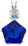 Siberian Blue Quartz Star of Venus™ with Mystic Topaz