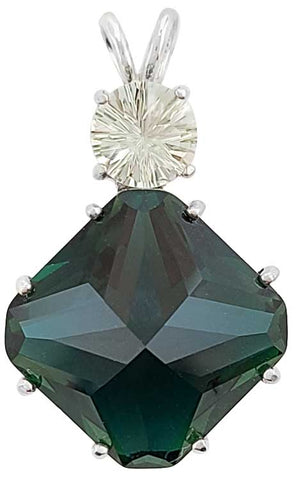 Siberian Green Quartz Regular Magician Stone™ with Prasiolite Super Nova™