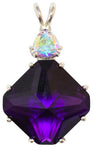 Siberian Purple Quartz Regular Magician Stone™ with Mystic Topaz